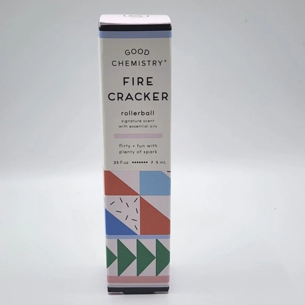 Good Chemistry Firecracker Rollerball Perfume 0.25 oz 7.5mL New Sealed Vegan